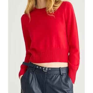J. Crew Cashmere Shrunken Crewneck Sweater